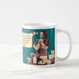 Tasse Drôle de Femme au Foyer Rétro