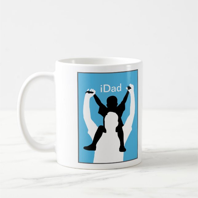 tasse drôle de fête des pères d'iDad (Gauche)