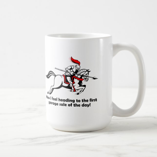 Tasse Drôle de Frais de Vente de Garage (Droite)