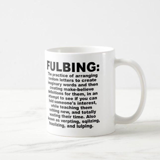 Tasse drôle de Fulbing ou mug de voyage (Droite)