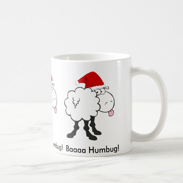 tasse drôle de fumisterie de bah de moutons de (Droite)