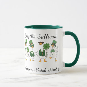 Tasse drôle de la St Patrick personnalisée Irlanda