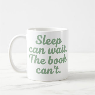Tasse drôle de lecture 'Le sommeil peut attendre, 