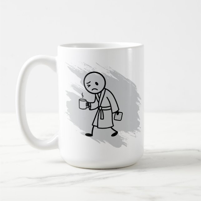 Tasse Drôle de Mal de Dos Alimenté par Café & Lido (Gauche)