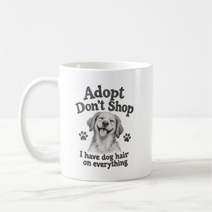 Tasse drôle de maman de chien 'J'ai des poils de c
