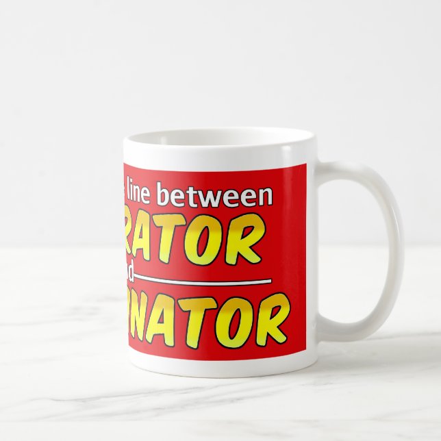 Tasse drôle de maths (Droite)