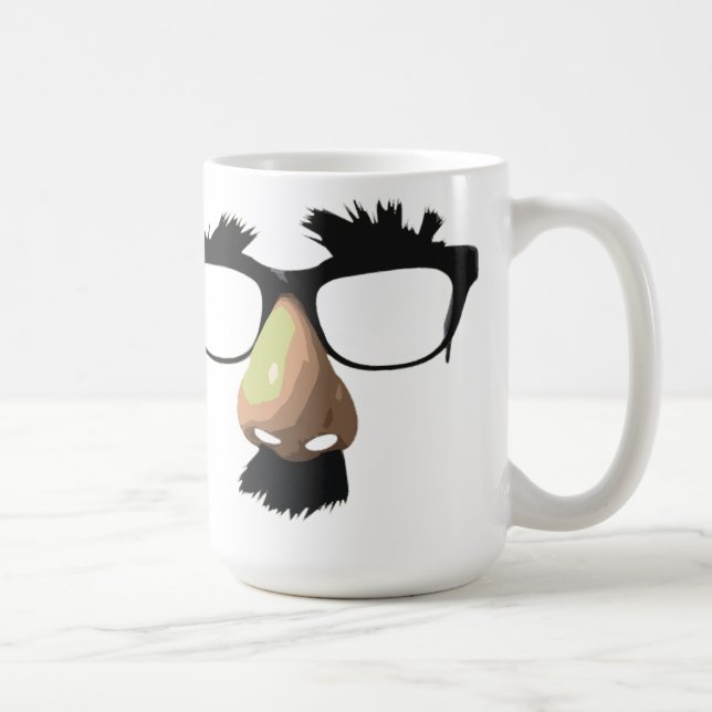 Tasse drôle de moustache (Droite)