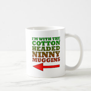 Tasse Drôle de Ninny Muggins à Tête de Coton