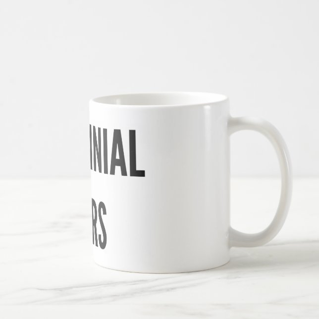 Tasse drôle de Noël de larmes millénaires (Droite)