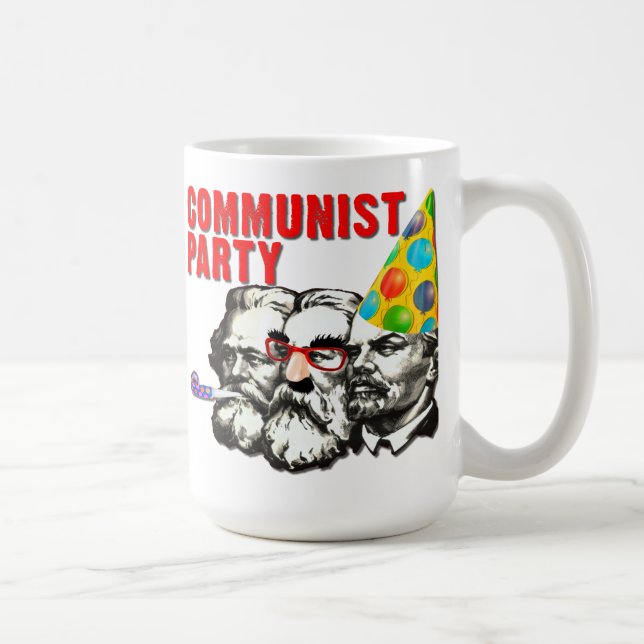 Tasse Drôle de Parodie du Parti Communiste (Droite)