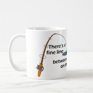 Tasse drôle de pêche