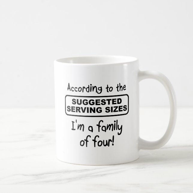 Tasse drôle de service suggéré (Droite)