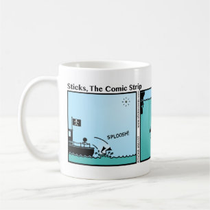 Tasse drôle de sirène de Stickman