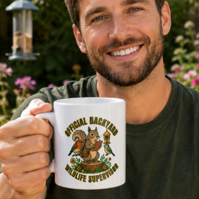 Tasse drôle de superviseur officiel de la faune de (Créateur téléchargé)