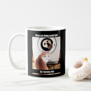 Tasse drôle de tasse d'humour de Meme de chat de
