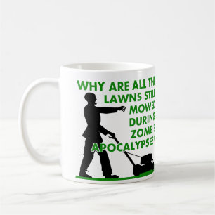 Tasse drôle de tonte de pelouse d'apocalypse de zo