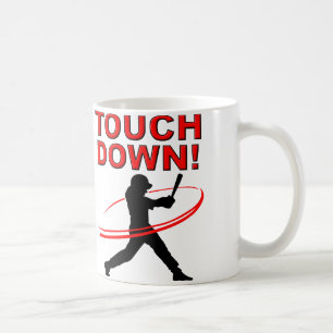 Tasse drôle de Touchdown Baseball