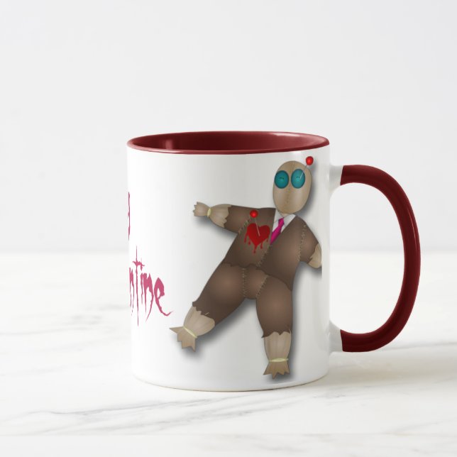 Tasse drôle de Valentine d'amour de vaudou (Droite)