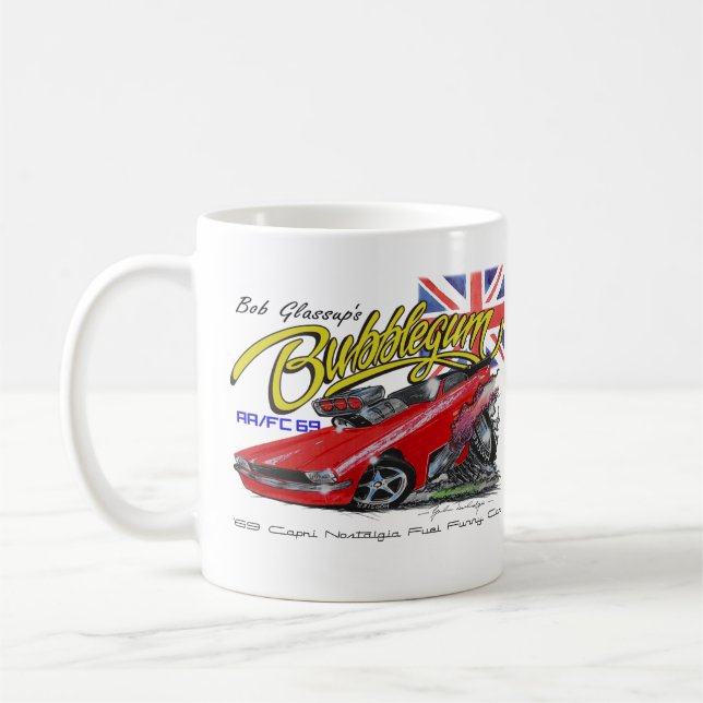 Tasse drôle de voiture de nostalgie de Bubblegum (Gauche)