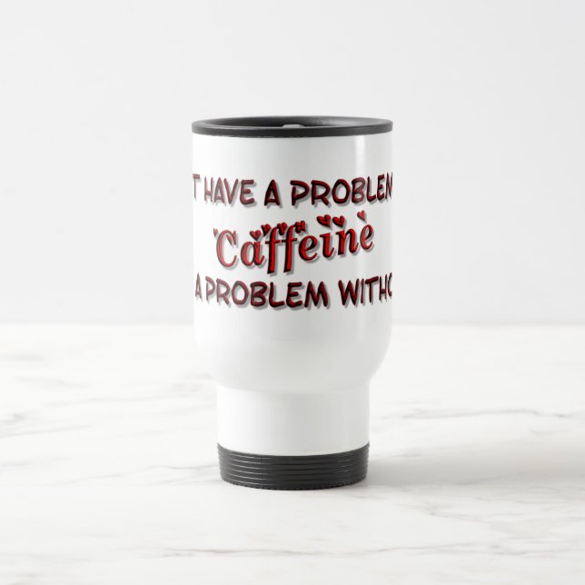 Tasse drôle de voyage de café (Centre)