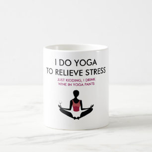 Tasse drôle de yoga