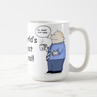 Tasse drôle du meilleur patron du monde