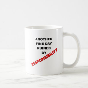 Tasse Drôle Endommagée Par La Responsabilité