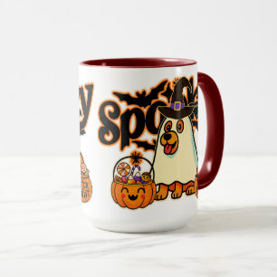 Tasse drôle et effrayante pour chien pour Hallowee
