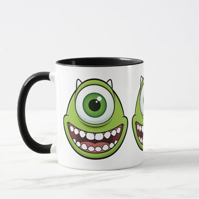 Tasse drôle et mignonne Monstre Vert à un Œil pour (Gauche)
