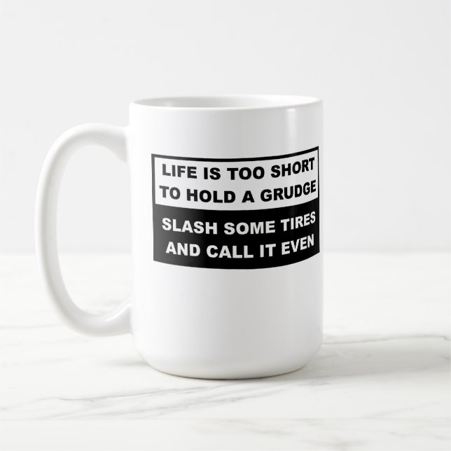 Tasse Drôle "Garder Rancune" (Gauche)
