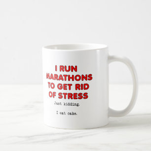 Tasse drôle "Gâteau contre le stress"