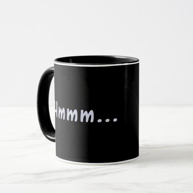 Tasse drôle Hmmm (Devant gauche)
