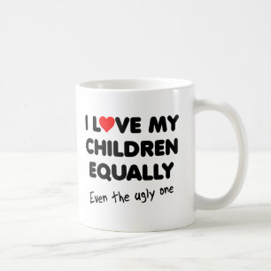 Tasse Drôle J'aime Mes Enfants