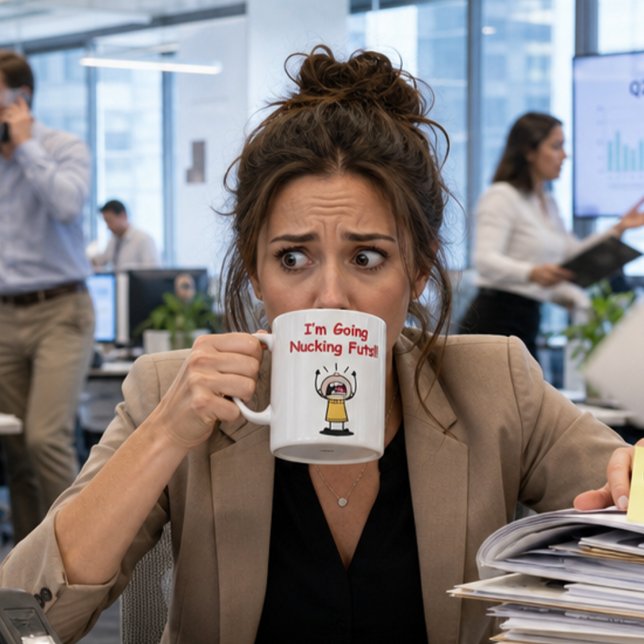 Tasse drôle Je deviens complètement fou (Créateur téléchargé)