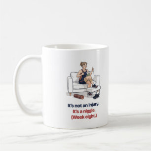 Tasse drôle 'Juste une petite gêne' pour une femme