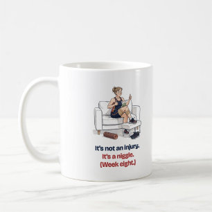 Tasse drôle 'Juste une petite gêne' pour une femme