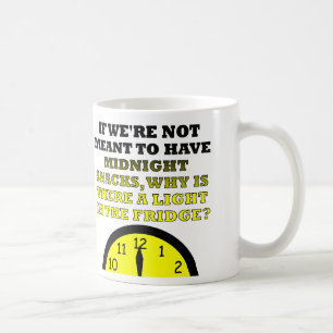 Tasse Drôle Lampe Frigo Collations de Minuit