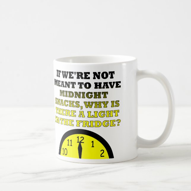 Tasse Drôle Lampe Frigo Collations de Minuit (Droite)