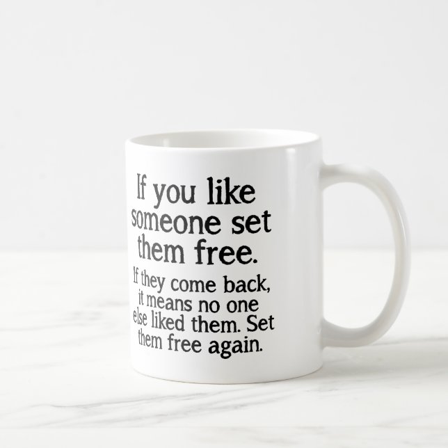 Tasse drôle Libérez-les (Droite)