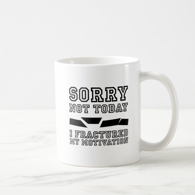 Tasse Drôle "Ma Motivation en Miettes" (Droite)