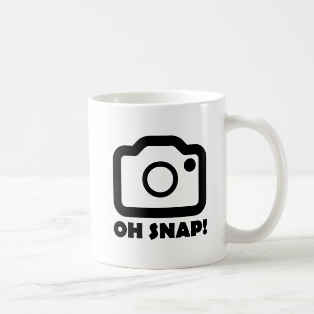 Tasse drôle Oh Snap (Droite)