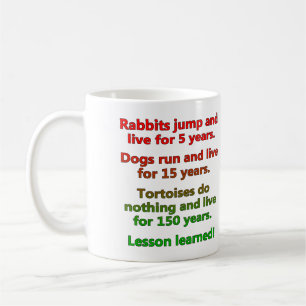 Tasse drôle ou tasse de voyage Leçon paresseuse ap
