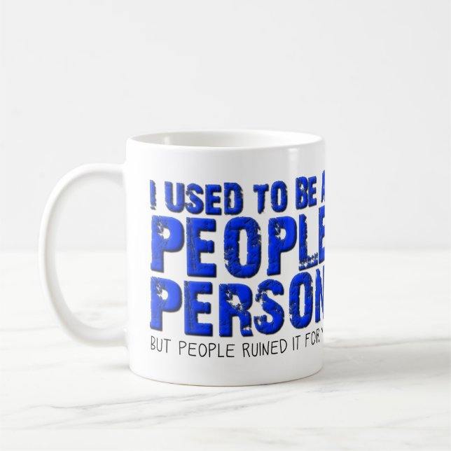 Tasse drôle Pas une personne sociable (Gauche)
