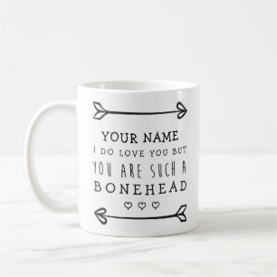 Tasse drôle personnalisée de Valentines - créti