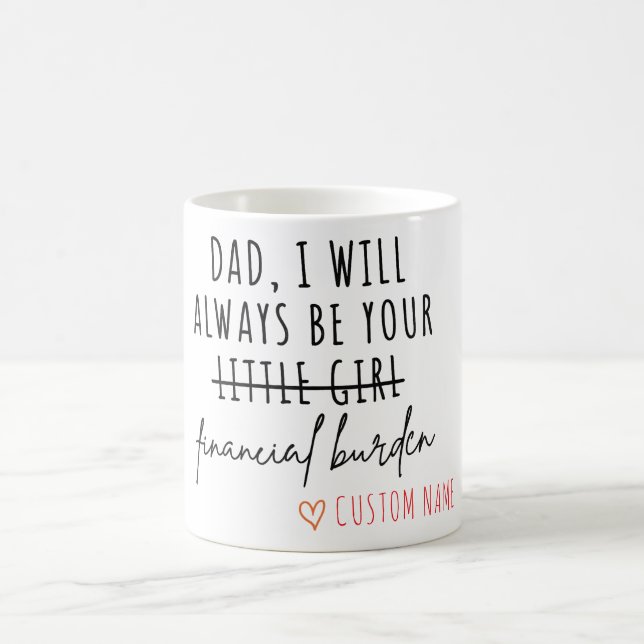 Tasse drôle personnalisée pour Papa (Centre)