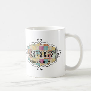 Tasse drôle piquante de quilter grunge de