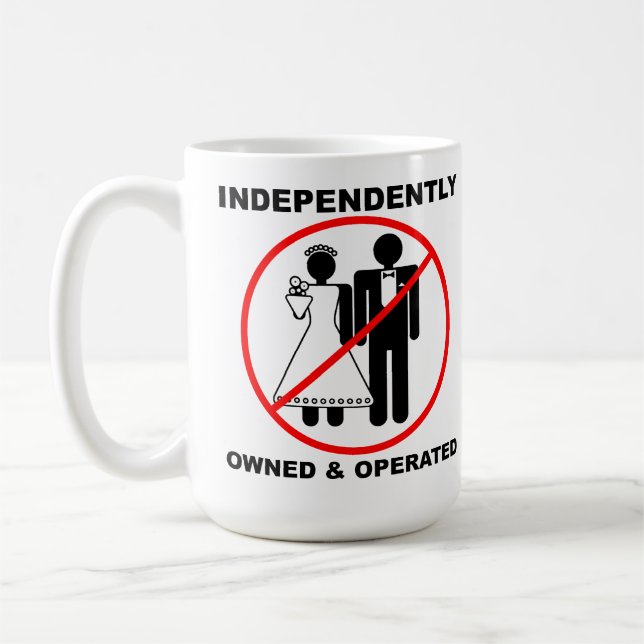 Tasse drôle possédée et exploitée (Gauche)