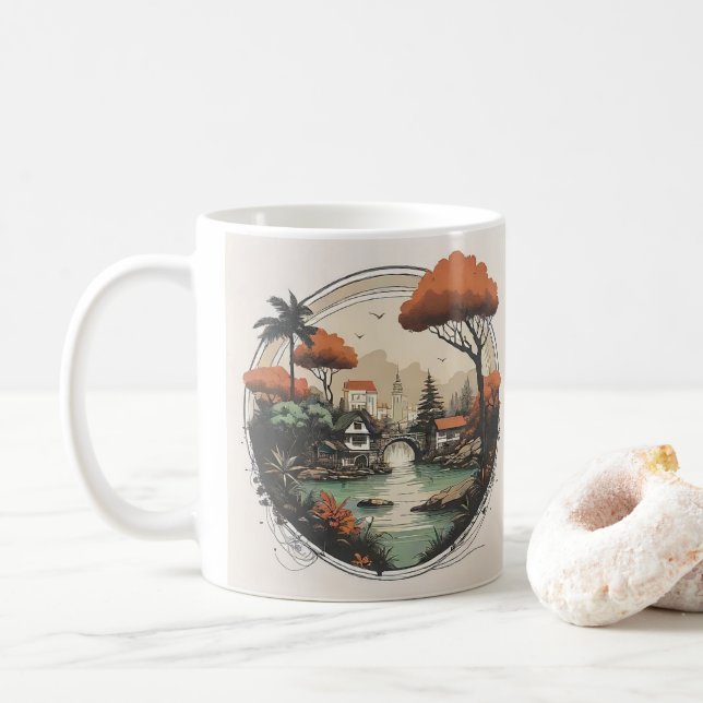Tasse drôle pour amateurs de nature XIV 1 (Avec donut)