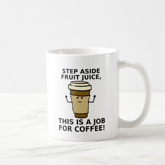 Tasse Drôle pour Amoureux de Café (Droite)