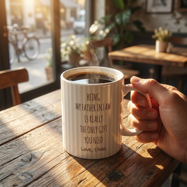 Tasse Drôle pour Beau-Père (Créateur téléchargé)